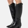 Pier One Leather - Botas Camperas - Black -Tienda De Ropa 03bd72a676284880a1c2ae4410a8641f