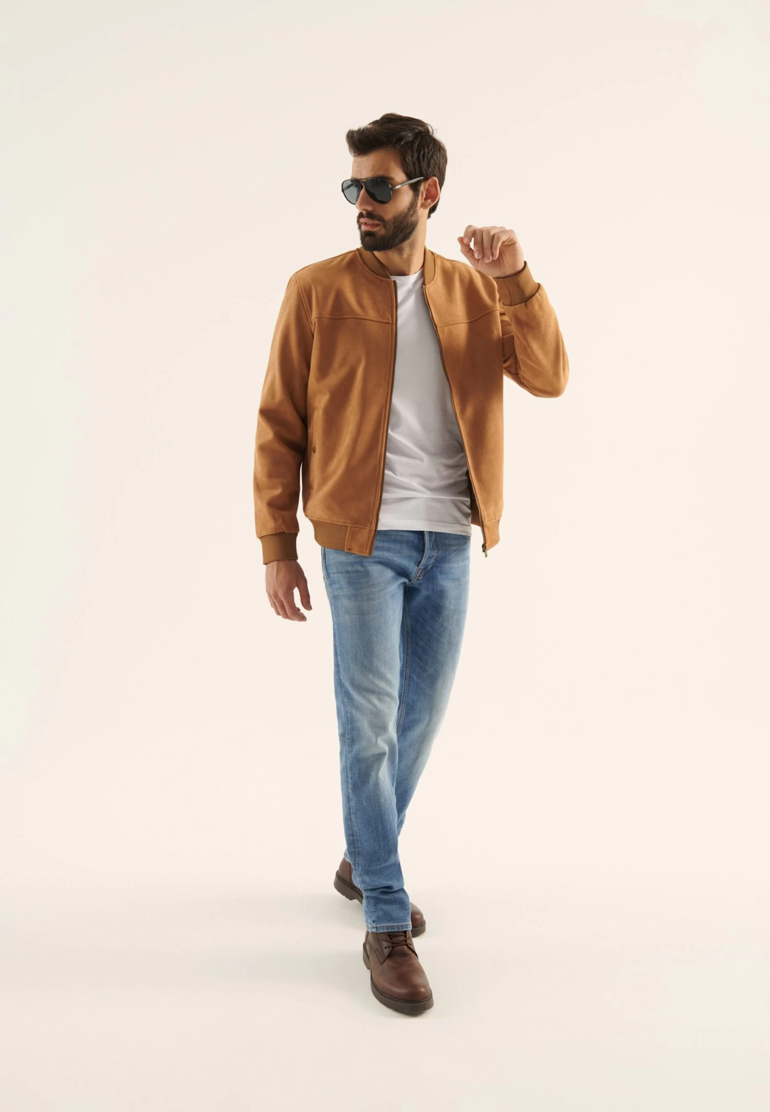 Pier One Chaquetas Bomber - Cognac 4 Pier One Chaquetas Bomber - Cognac - Image 2