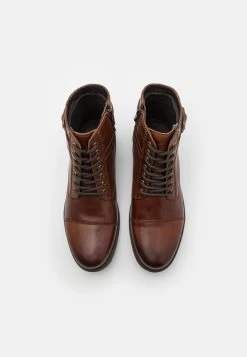 Pier One Leather - Botines Con Cordones - Brown -Tienda De Ropa 1490833927b942a0ad6e7a6db5f32814
