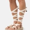 Pier One Leather - Sandalias Con Plataforma - 003 - Off-White -Tienda De Ropa 17cd5f0470984f9aac3e1dad538e1fe2