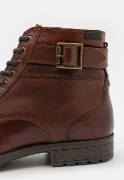 Pier One Leather - Botines Con Cordones - Brown -Tienda De Ropa 19b3201b965644c88ec83f0bd4534b42