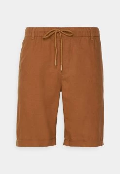 Pier One Linen Blend Drawcord Shorts- Shorts - Brown -Tienda De Ropa 1ea4e2e885224bdf9790c588673025ff