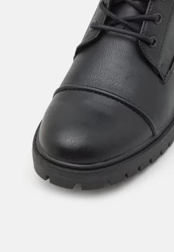 Pier One Unisex - Botines Con Cordones - Black -Tienda De Ropa 22beec30a0d648278baed798a17c13da