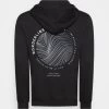 Pier One Hoodie Circle Back - Sudadera - Black