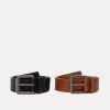 Pier One 2 Pack Unisex - Cinturón - Black/Cognac -Tienda De Ropa 2f8356d00e94424e9b370f49a86d96f0