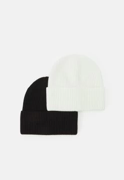Pier One Unisex 2 Pack - Gorro - Black/White