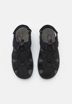 Pier One Leather - Sandalias De Senderismo - Black -Tienda De Ropa 348ad4d4a3a548d0b683ff94cec7b0e3