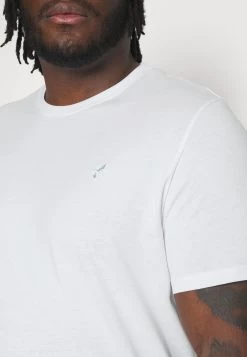 Pier One 5 Pack - Camiseta Básica - White/Mottled Dark Grey/Bordeaux -Tienda De Ropa 3751437af64b4710b8c1b421155b8f3d