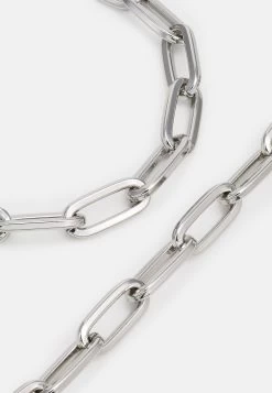 Pier One Set - Collar - Silver-Coloured -Tienda De Ropa 3d535ab8f4ca41fcb846f2f496127726