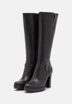 Pier One Leather- Botas De Tacón - Black -Tienda De Ropa 487615a3a2a14c3e975bbf3b4c2d2783