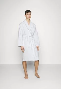 Pier One Shawl Towel Bathrobe - Albornoz - White