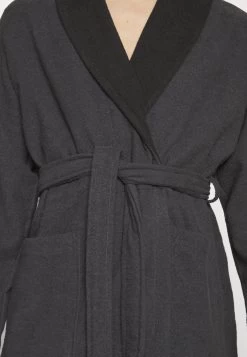Pier One Shawl Towel Bathrobe - Albornoz - Dark Grey -Tienda De Ropa 4e0cff6d121542f2a2210634e5d7595e