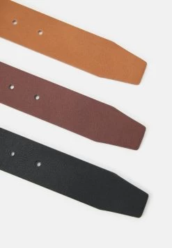 Pier One 3 Pack Unisex - Cinturón - Black/Brown/Cognac -Tienda De Ropa 5093dbbd357b48f4906cc633ff9bf4ec