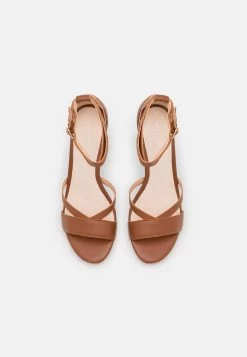 Pier One Leather - Sandalias De Tacón - Cognac -Tienda De Ropa 514b61e3e3b94b0981119aeccd726de4