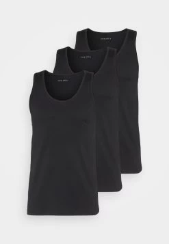 Pier One 3 Pack - Top - Black -Tienda De Ropa 53d2b6fb89474a66a34f13a6a78b9788