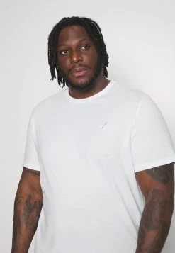 Pier One 5 Pack - Camiseta Básica - White/Mottled Dark Grey/Bordeaux -Tienda De Ropa 568bb40bac894990acb64f1526538783