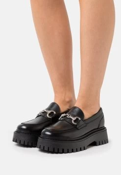 Pier One Leather - Mocasines - Black