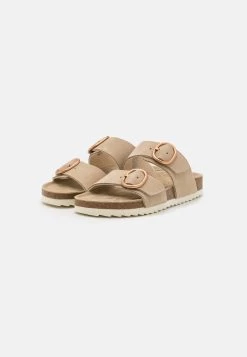 Pier One Leather - Sandalias Planas - Beige -Tienda De Ropa 5e6f22e4ce4b4fad8910aecdf2f52ef9