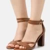Pier One Leather - Sandalias De Tacón - Cognac -Tienda De Ropa 606d31360e4947d28cde11c2a3331431