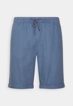 Pier One Linen Blend Drawcord Shorts- Shorts - Blue -Tienda De Ropa 609305b411ae4fd897e85e7620e5b545