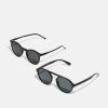 Pier One Unisex 2 Pack - Gafas De Sol - Black -Tienda De Ropa 610e1e3c0f5d4705a83c554119ae8d47