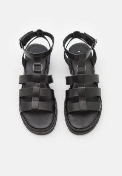 Pier One Leather - Sandalias - Black -Tienda De Ropa 655a80499ced4f70bf6d192e659fa89e