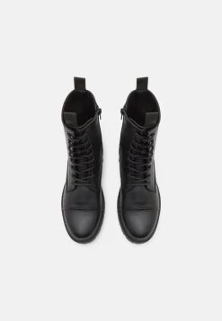 Pier One Unisex - Botines Con Cordones - Black -Tienda De Ropa 681b86ac3fb04638bb8e3999d5a95664