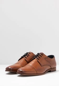 Pier One Leather - Zapatos Con Cordones - Cognac -Tienda De Ropa 6adc8a15fcba42609cfaac073b602468