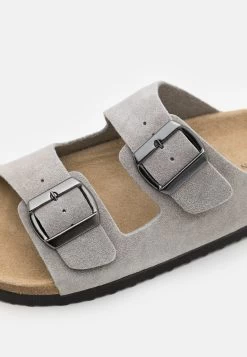 Pier One Leather Unisex - Pantuflas - Grey -Tienda De Ropa 6b071714d1514b7cbade5fbfdf5bc6fc