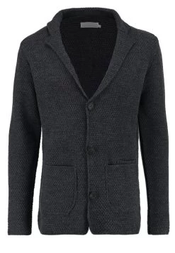 Pier One Chaqueta De Punto - Mottled Dark Grey -Tienda De Ropa 6ed42d0de2004800aef666fff4a1b55c