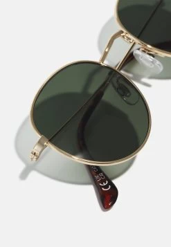 Pier One Unisex - Gafas De Sol - Gold-Coloured/Green -Tienda De Ropa 757cc522f0d64d40943756228eeb0e2f