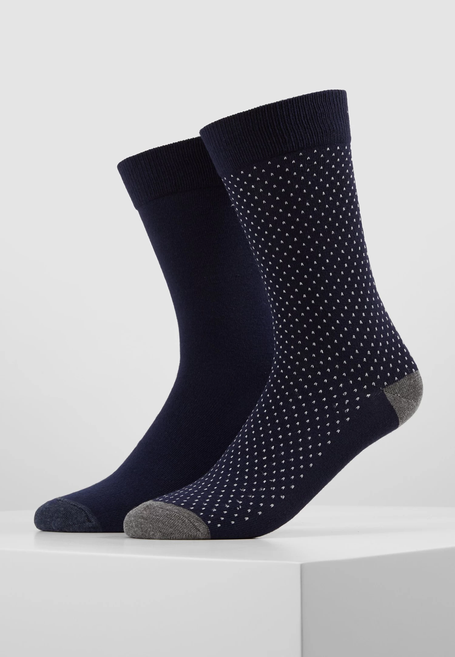 Pier One 5 Pack - Calcetines - Dark Blue/Mottled Grey 6 Pier One 5 Pack - Calcetines - Dark Blue/Mottled Grey - Image 4