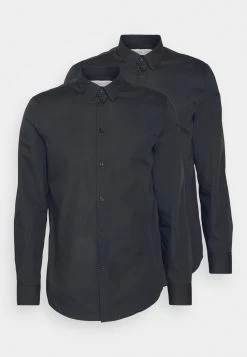 Pier One 2 Pack - Camisa Elegante - Black -Tienda De Ropa 7c9c9d7231e34a65b82ab4c38920fc46