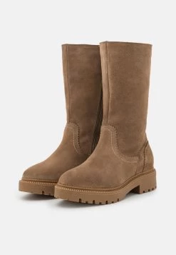 Pier One Leather Winter Boot - Botas - Taupe -Tienda De Ropa 83df9d01add942eaabb452a58120a742