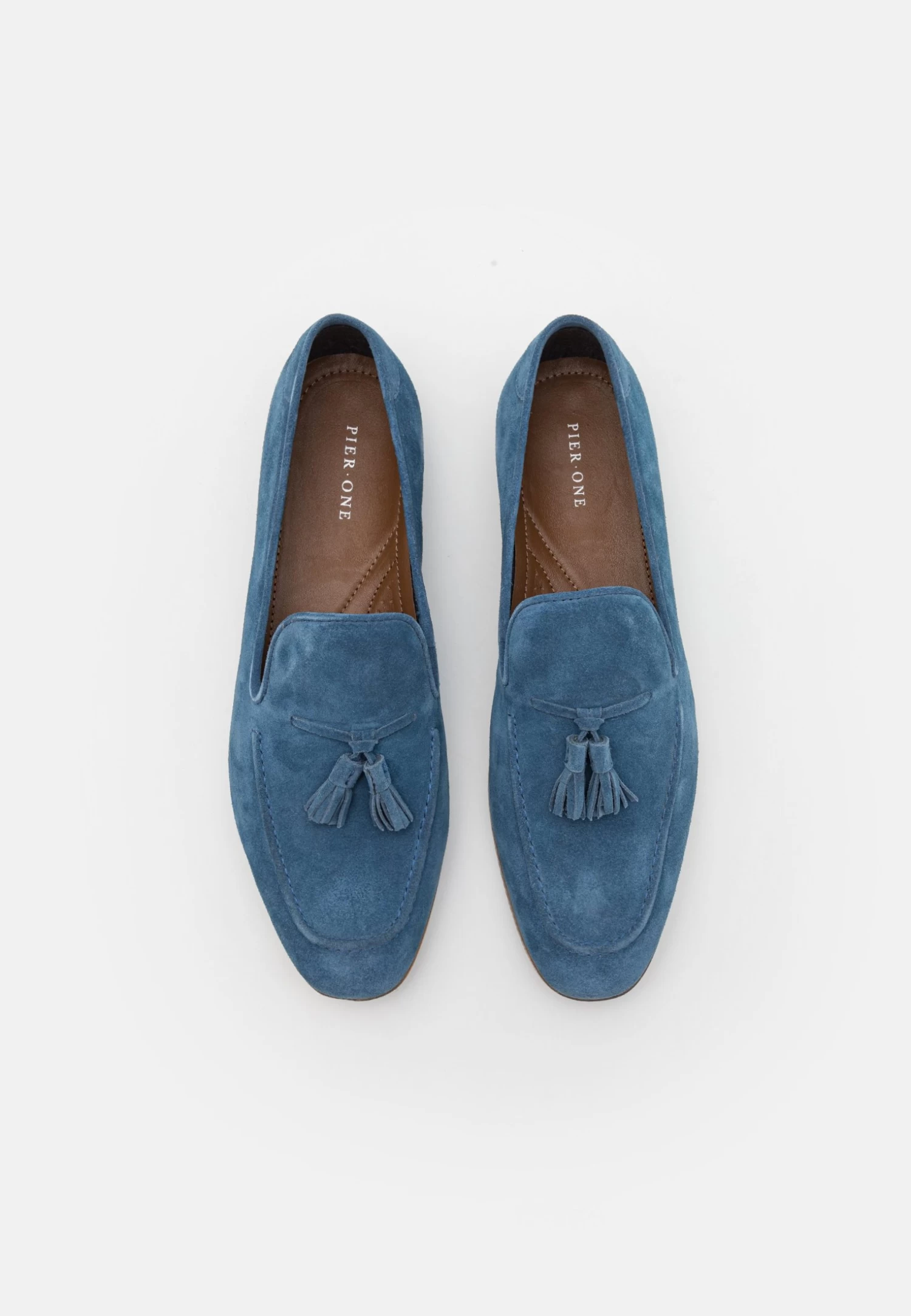 Pier One Leather - Mocasines - Blue 6 Pier One Leather - Mocasines - Blue - Imagen 4