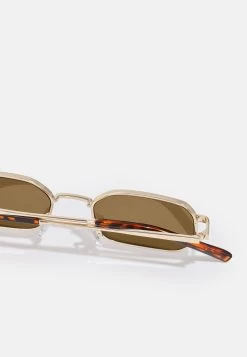 Pier One Unisex - Gafas De Sol - Gold-Coloured/Brown -Tienda De Ropa 88ece7c2c5c74552a2c0b69534730993