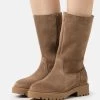 Pier One Leather Winter Boot - Botas - Taupe -Tienda De Ropa 8bef5468585a4c10acc85d415b419533