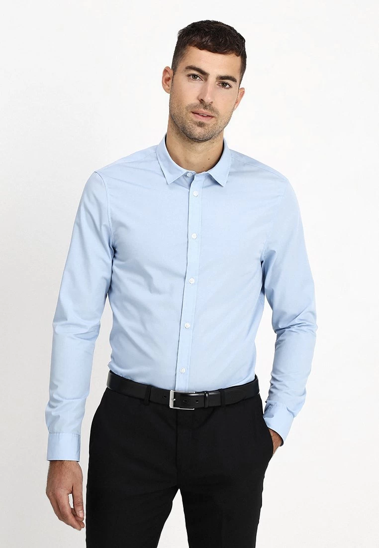 Pier One 2 Pack - Camisa Elegante - Light Blue/Dark Blue 4 Pier One 2 Pack - Camisa Elegante - Light Blue/Dark Blue - Image 2