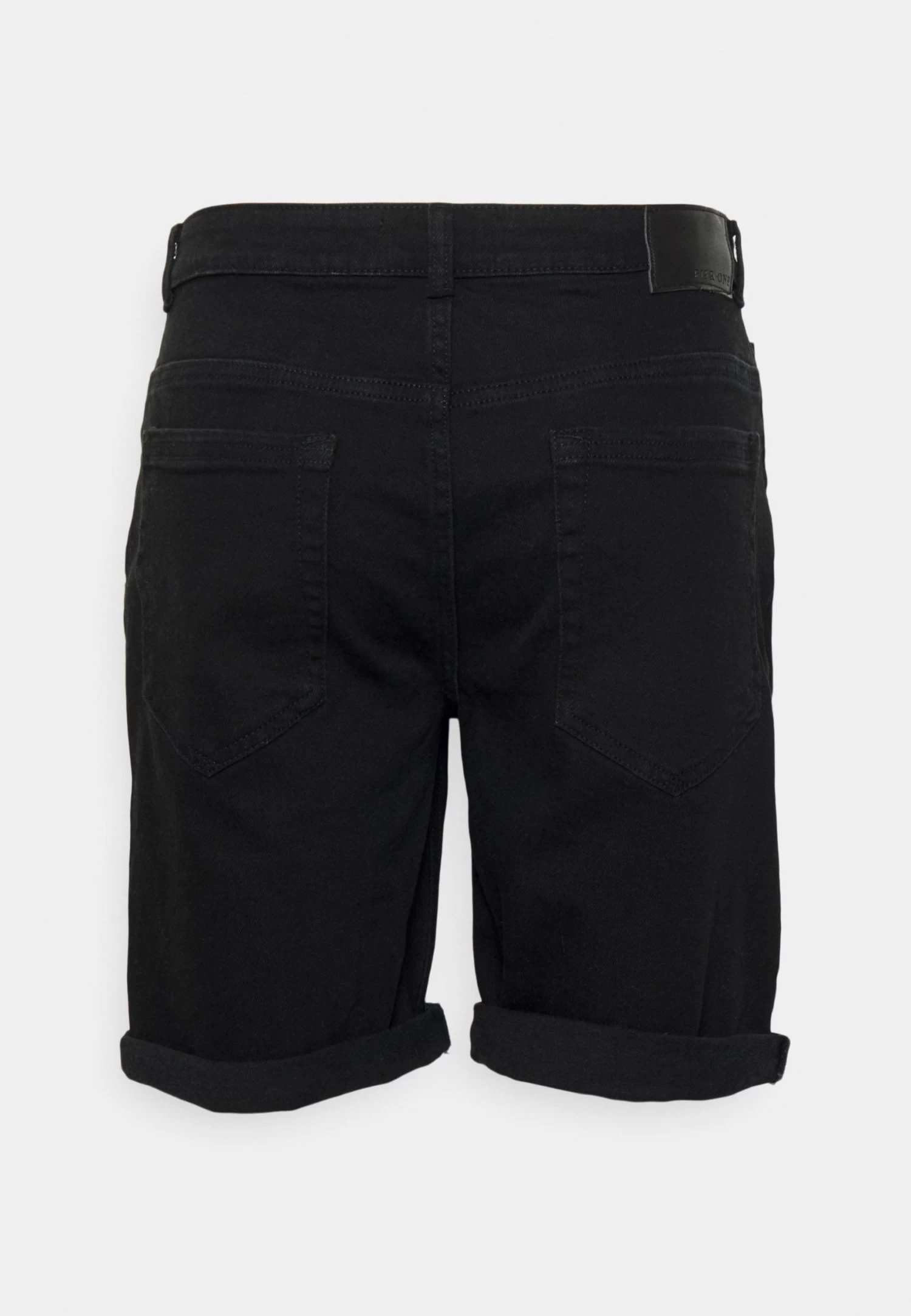 Pier One Shorts Vaqueros - Black Denim 4 Pier One Shorts Vaqueros - Black Denim - Image 2