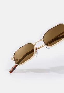 Pier One Unisex - Gafas De Sol - Gold-Coloured/Brown -Tienda De Ropa 9a37597b6be44ef4be553724b96c967c