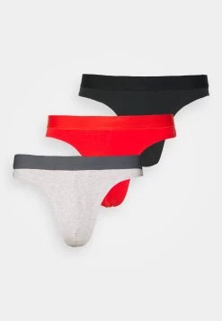 Pier One 3 Pack - Braguitas - Red/Grey/Black -Tienda De Ropa 9ecedf99edb840a0b860586dbd2381be