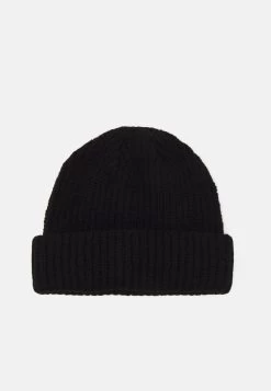Pier One Short Micro Beanie Unisex - Gorro - Black
