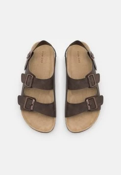 Pier One Unisex - Sandalias - Dark Brown -Tienda De Ropa a689817c07e34f47aa63a98de89f094a