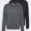 Pier One 2 Pack - Sudadera - Black/Mottled Dark Grey 2 Pier One 2 Pack - Sudadera - Black/Mottled Dark Grey -Tienda De Ropa aac32521ee404b7f82fed2b996d01930