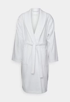 Pier One Shawl Towel Bathrobe - Albornoz - White -Tienda De Ropa ae61951bd55140ac9d167b819a7964f5