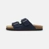 Pier One Leather Unisex - Pantuflas - Dark Blue -Tienda De Ropa b13899dd50b84bc99f5130720abe58aa