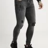 Pier One Vaqueros Pitillo - Black Denim