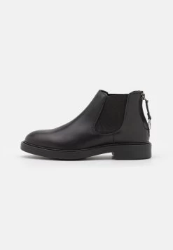 Pier One Leather - Botines Bajos - Black