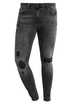 Pier One Vaqueros Pitillo - Black Denim -Tienda De Ropa bc7aeb8a629541279196d8ff2c547dd0
