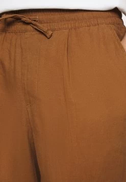 Pier One Drawcord Trousers Linen Blend - Pantalones - Brown -Tienda De Ropa bedf8e1eb0ea4ab1b26ff4d546d32792